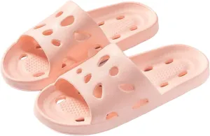 Shower Sandals Non-Slip House Slippers Indoor Outdoor Shower Sandals House Shoes with Low Arch Support