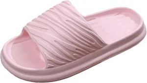 Shower Shoes Non Slip Quick Drying Bathroom Slippers for Women Men Non Slip Quick Drying Cloud Slides for Women with Arch Support