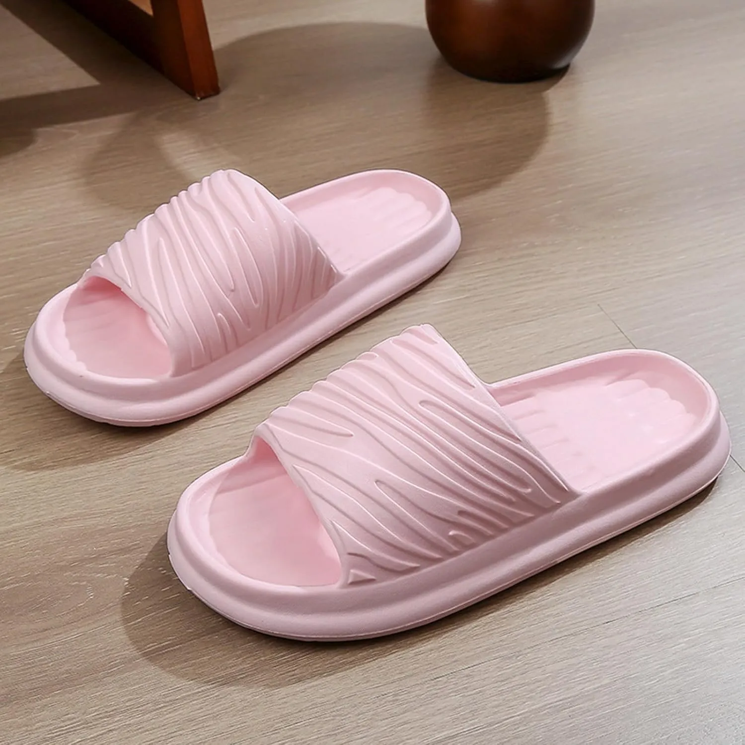 Shower Shoes Non Slip Quick Drying Bathroom Slippers for Women Men Non Slip Quick Drying Cloud Slides for Women with Arch Support