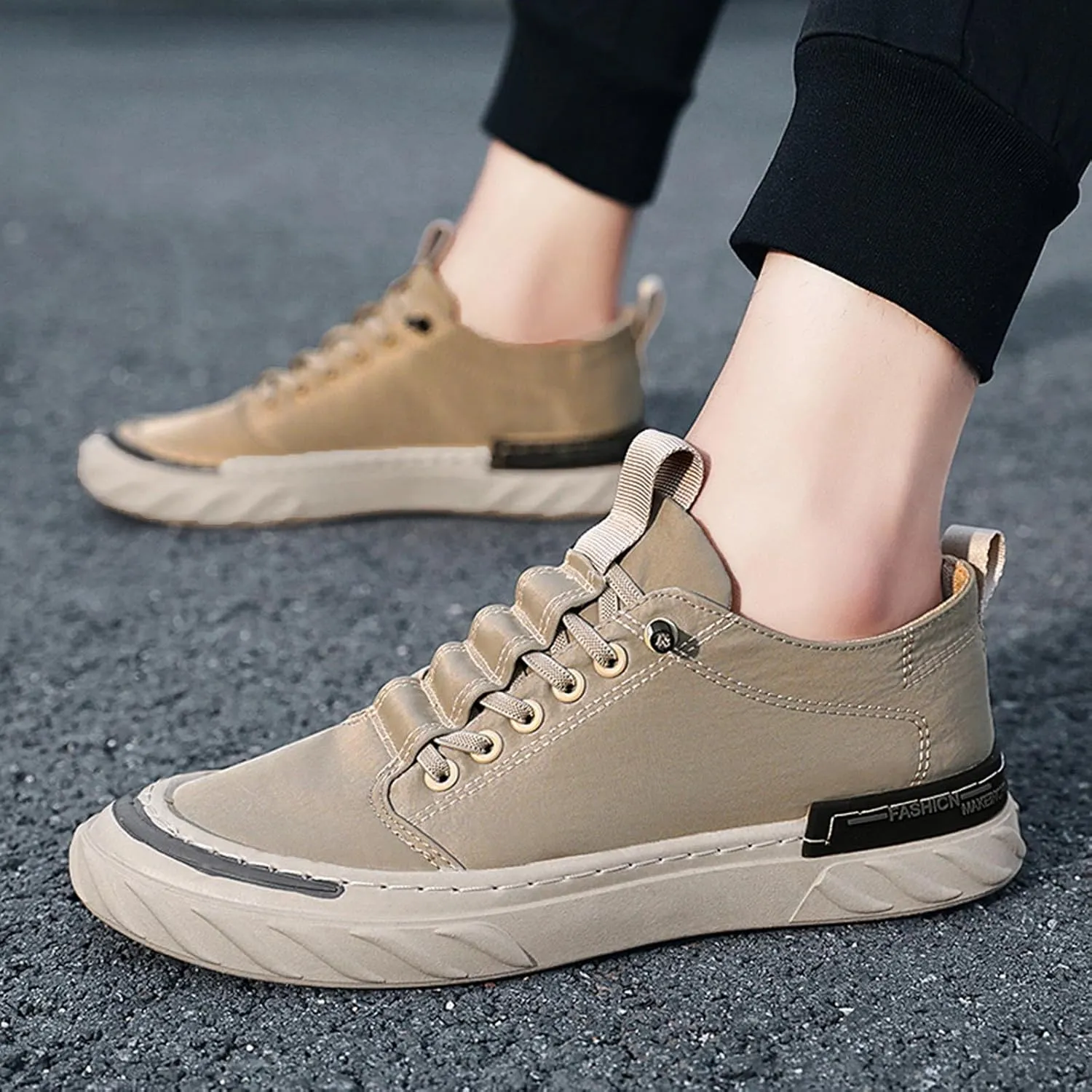 Slip on Shoes for Men Mens Wide Toe Box Sneakers Men's Slip-On Comfortable Light-Weight Shoes Mens Pickleball Shoes