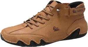 Sneakers for Men White Leather Sneakers Men's Casual Sneakers Mesh Breathable Walking Shoes Men's Dress Shoes