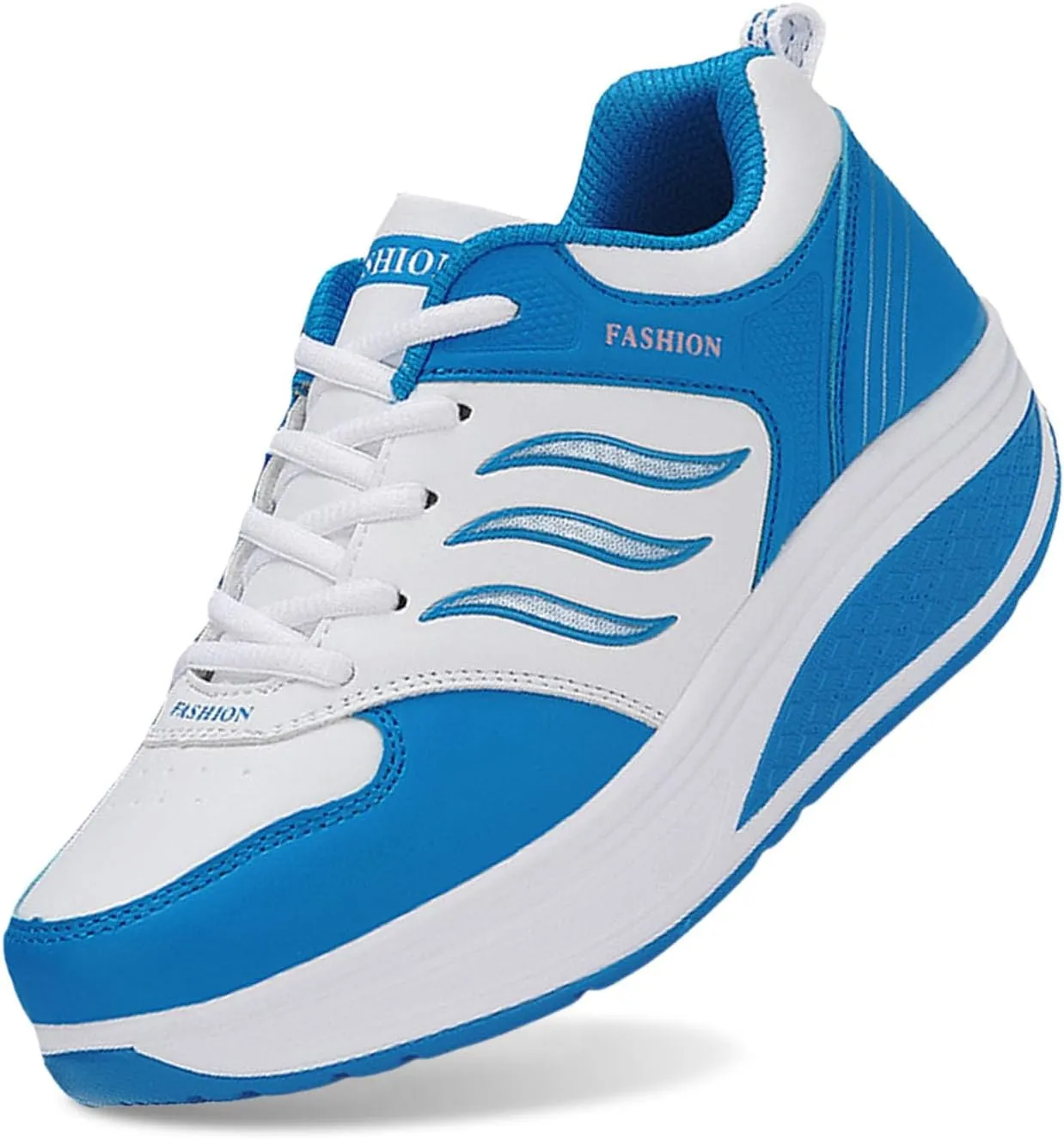 Sneakers Women New Korean Fashion Round Head Lace Up Casual Shoes Thick Bottom Running Crock Shoes