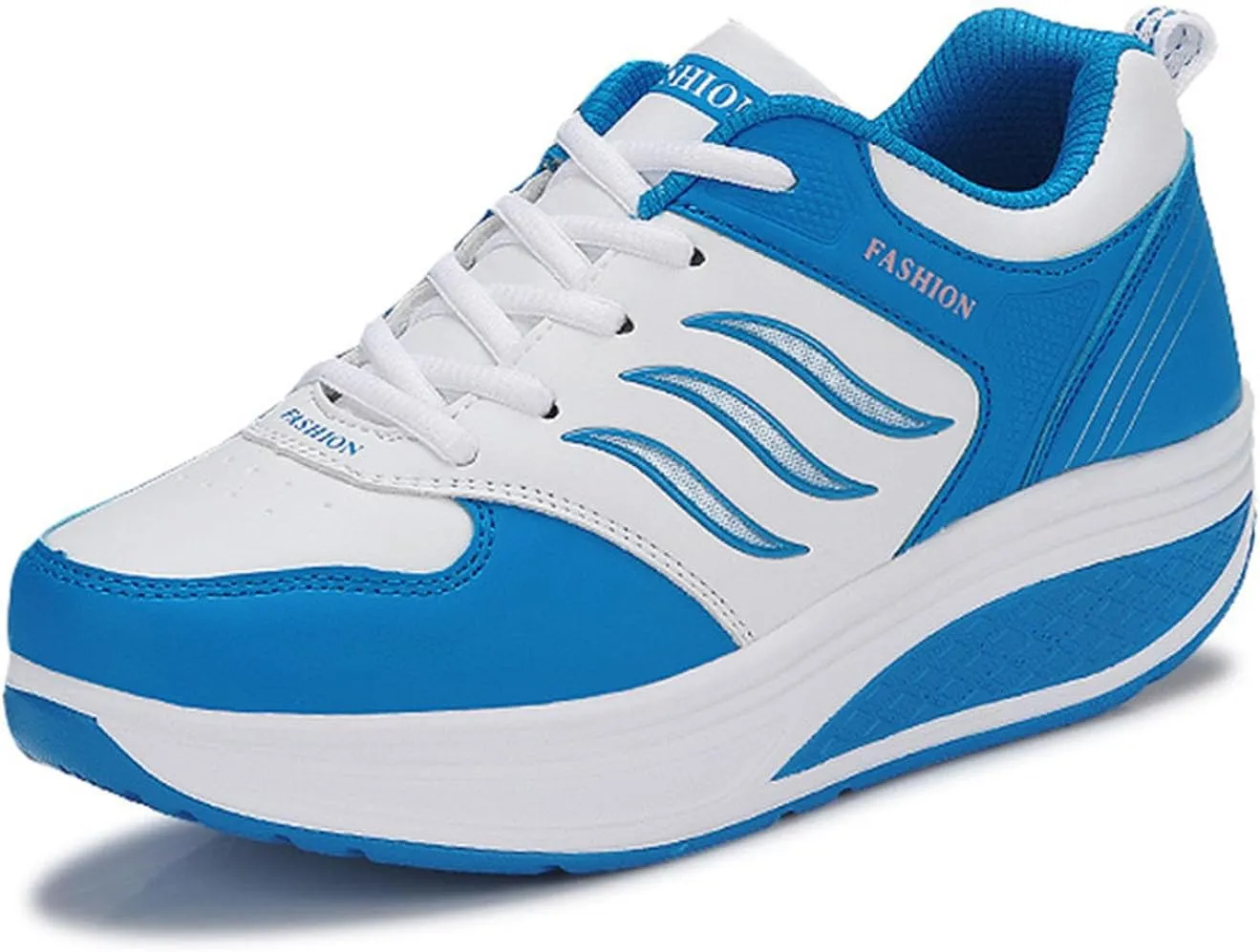Sneakers Women New Korean Fashion Round Head Lace Up Casual Shoes Thick Bottom Running Crock Shoes