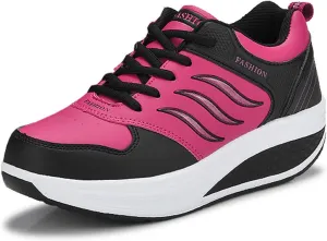 Sneakers Women New Korean Fashion Round Head Lace Up Casual Shoes Thick Bottom Running Crock Shoes