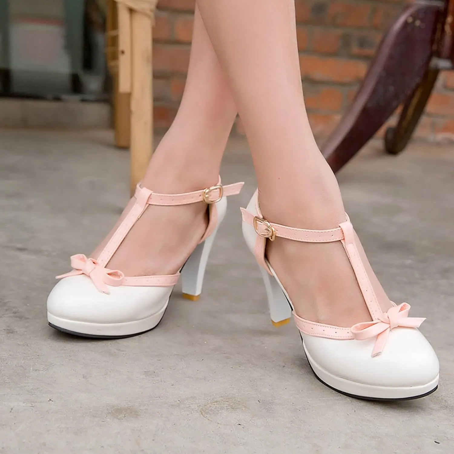 Strappy Heels Women's High Heels Ankle Strap Stilettos Sandals Platform Shoes Women's Lace Up Heeled Sandals