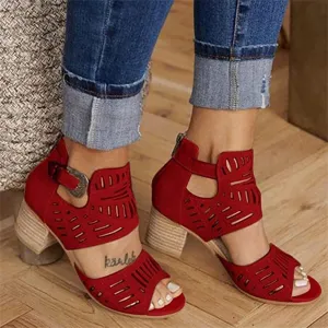 Strappy Sandals For Women,Chunky Block High Heels for Women,Open Toe Shoes Heels for Women Dressy Ankle Strap Sandals