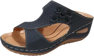 Summer Slides Sandals for Women Low Arch Support Sandals Shower Slide Sandals Cloud Slippers for Women
