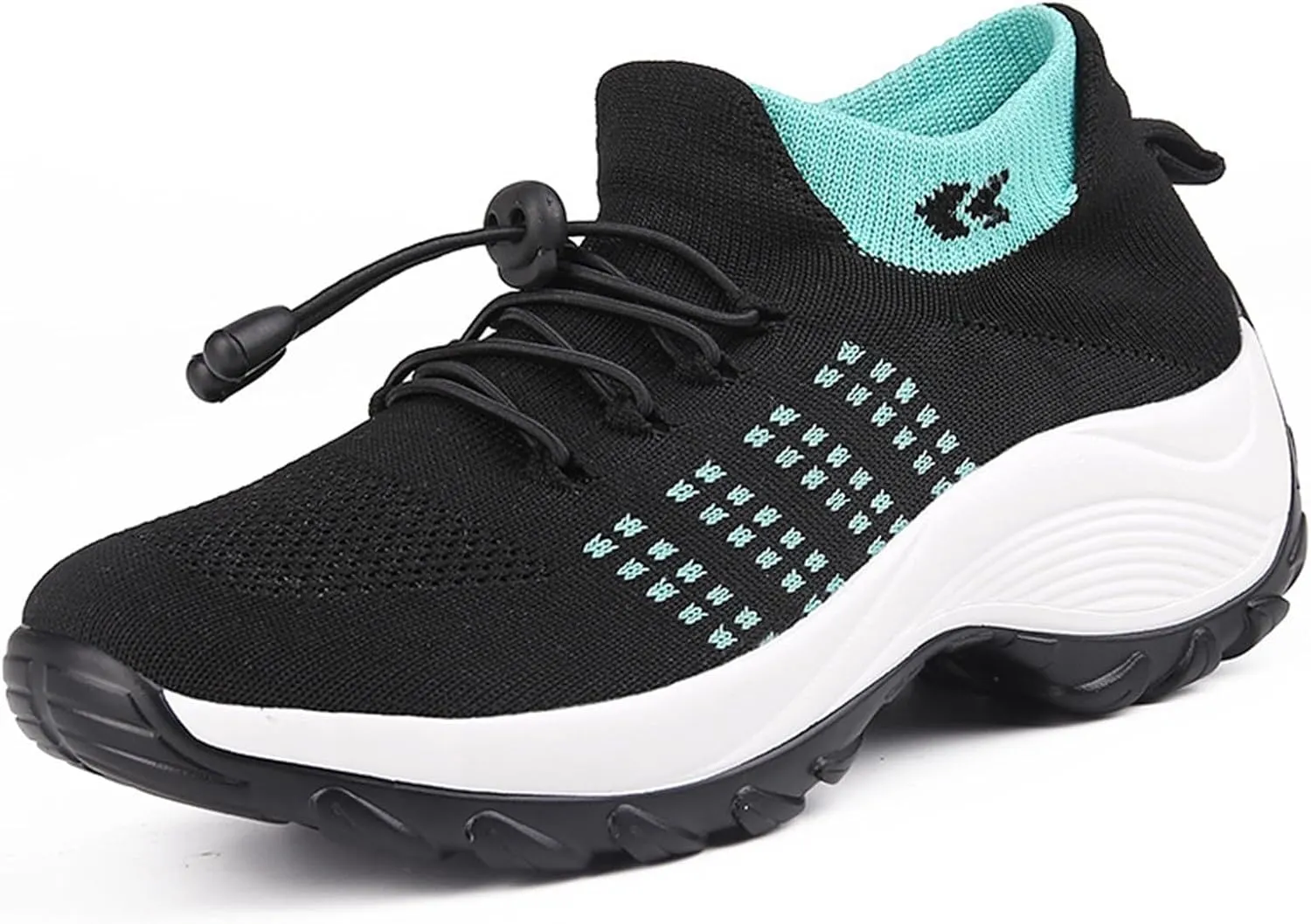 Tennis Shoes Womens Walking Sneakers for Women Black Loafers Women Closed Toe Indoor and Outdoor Christmas Tennis Shoes Comfortable Dressy Slip on