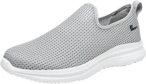 Tennis Walking Shoes Fashion Summer Men Mesh Breathable Flat Lightweight Comfortable Casual