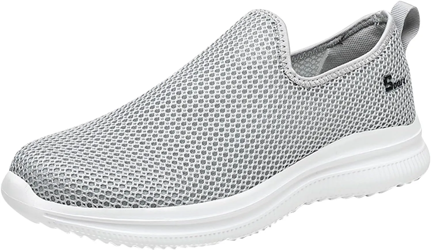 Tennis Walking Shoes Fashion Summer Men Mesh Breathable Flat Lightweight Comfortable Casual