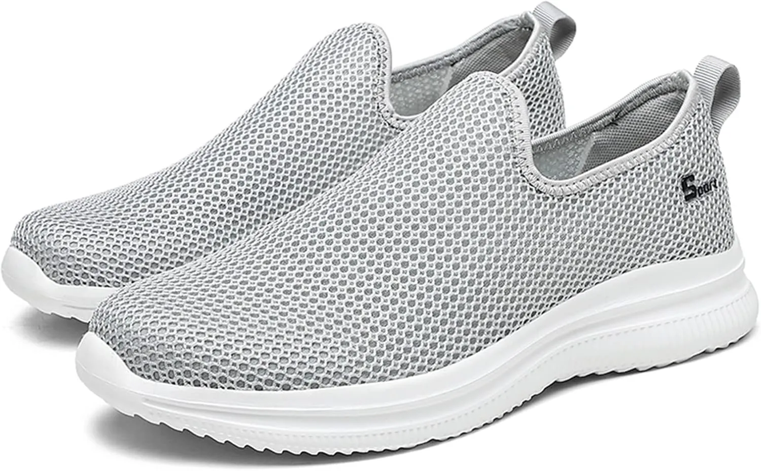 Tennis Walking Shoes Fashion Summer Men Mesh Breathable Flat Lightweight Comfortable Casual