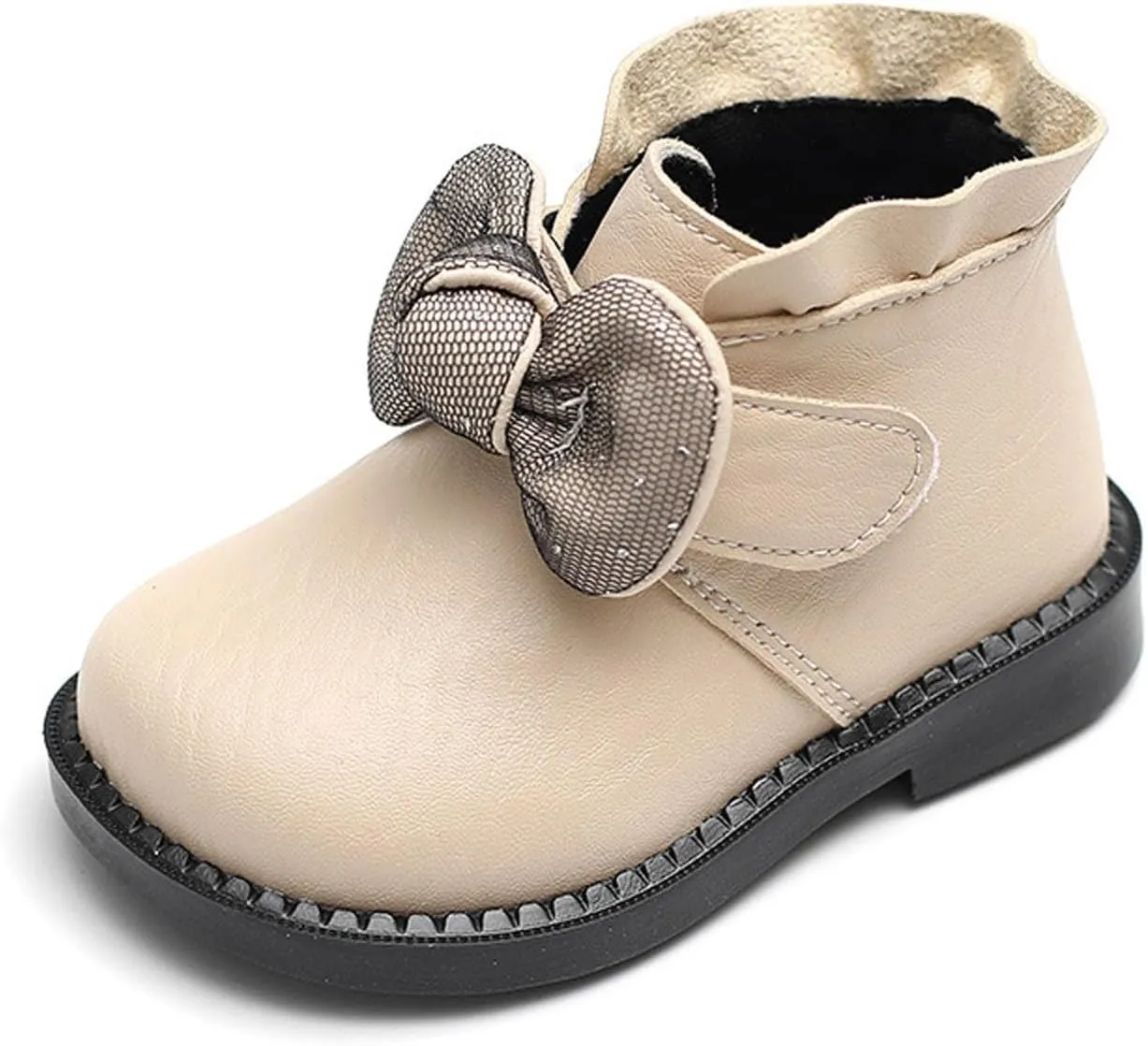 Toddler Snow Boots Mid Calf Snow Boots Unisex Child Warm Bootie Winter Boot Anti-Slip Cold Weather Shoes Girls Boys