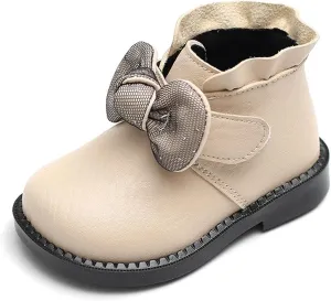 Toddler Snow Boots Mid Calf Snow Boots Unisex Child Warm Bootie Winter Boot Anti-Slip Cold Weather Shoes Girls Boys