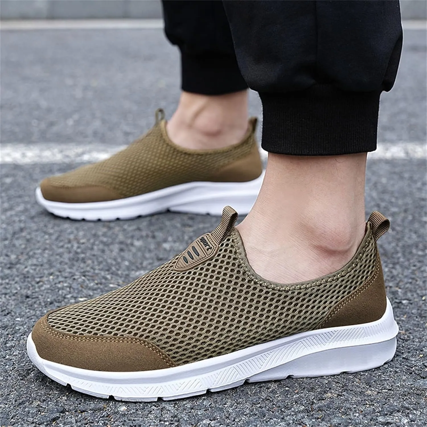 Walking Shoes Tennis Comfortable Fashion Summer Men Sports Shoes Breathable Mesh Shallow Mouth Casual