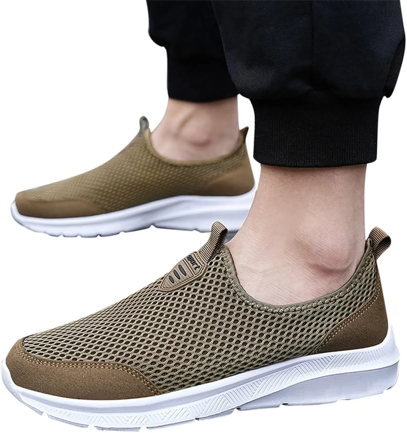 Walking Shoes Tennis Comfortable Fashion Summer Men Sports Shoes Breathable Mesh Shallow Mouth Casual