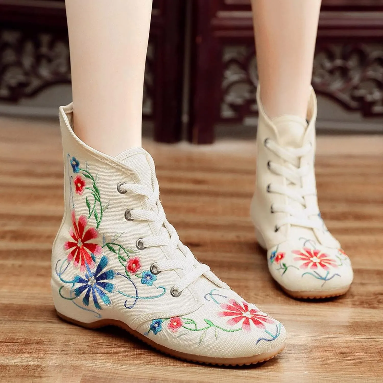Wide Ankle Boots Ankle Side Zipper Low Heels Boot Women Women Mid Ankle Boots Ankle Leather Boots for Women Winter Fuzzy Ankle Boots for Women Low Heel Woman Ankle Boots with Laces