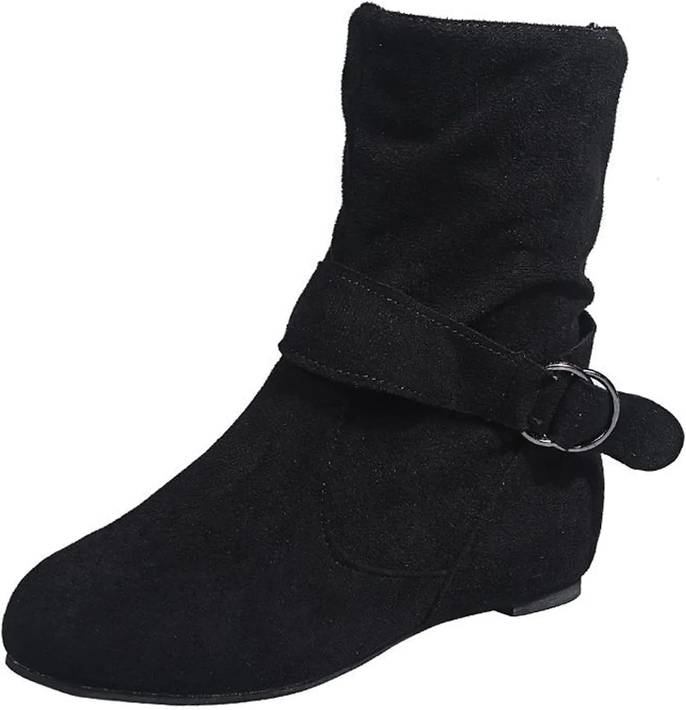 Women Ankle Boots High Ankle Booties for Women Low Heel Womens Shoes Casual Fall Ankle Boots Womens Flat Sole Ankle Boots Comfort Leather Ankle Boots for Women Women Brown Ankle Boot