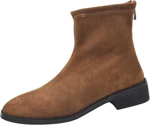 Women Ankle Boots Low Heel Boots for Women Glitter Boots Mid-Calf Boots with Flat Heels Womens Ankle Boots Wide Width Size 6 Women's Ankle Boots Low Heels Chunky Zip Chelsea Style Ankle Bootie