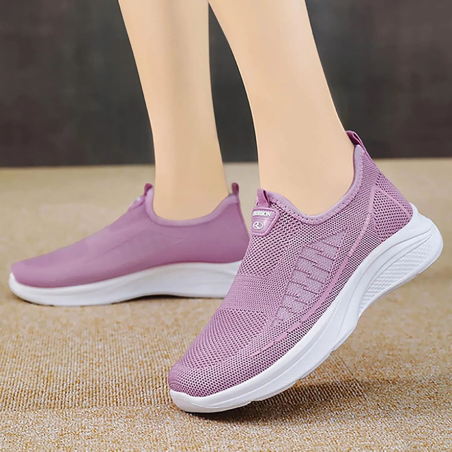 Women Black Sneakers Size 7.5 Slip On Shoes Women Wide Width Canvas Shoes for Women High Top Womens Walking Sneakers with Arch Support Cushioned Heel Fall Shoes Women Trendy Comfy