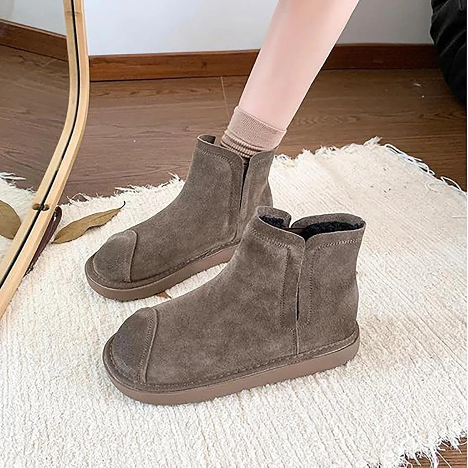 Womens Black Ankle Boots Wide Boots Black Booties for Women Chunky Heel Low Heels for Women Womens Ankle Boots with Heel Brown Women's Wide Width Ankle Booties