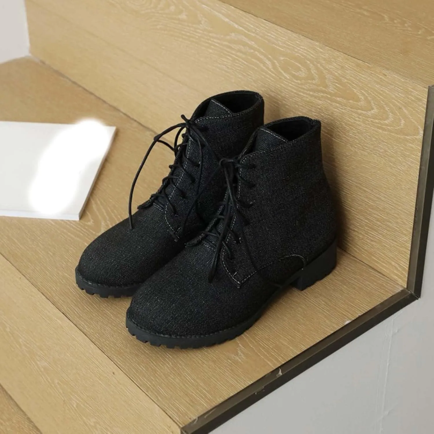 Womens Booties Women’S Boots Chunky Brown Boots Women's Wide Width Ankle Boots Ankle Boots for Women Low Heel Square toe Short Walking Boot for Sprained Ankle