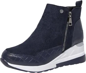 Womens Boots Ankle Women's Boots Botas De Combate Para Mujer Low Booties for Women Womens Ankle Boots Wide toe Box Black Suede Ankle Boots for Women