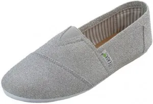 Women's Canvas Slip-On Shoes with Padded Insole