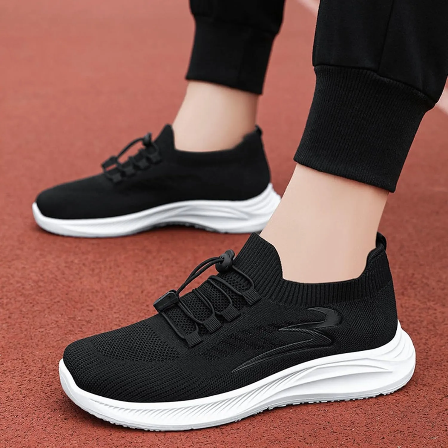 Womens Canvas Slip on Sneakers Walking Tennis Flat Dress Loafers Platform Wedge Mesh Shoes Embroidery Sneakers Casual Slides