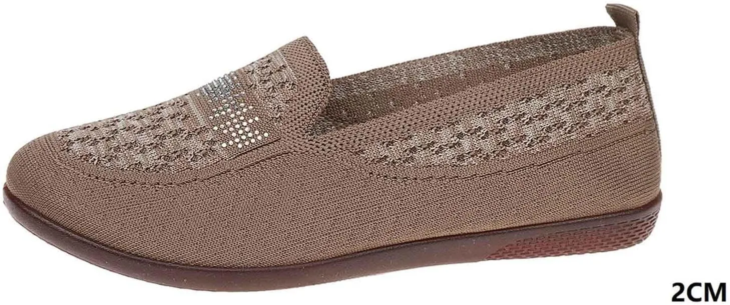 Women's Casual Slip On Shoes Breathable Comfortable Flat Loafers for Daily Wear with Semi Casual Dress Shoes for Men