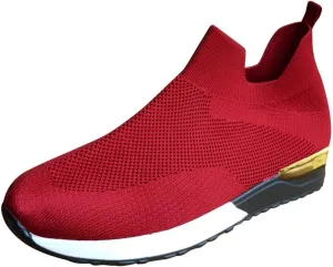 Womens Casual Sneakers Wide Feet Zapato Ortopedico para Mujer Diabetica Women Slip On Shoes Dressy Elder Women's Sneakers with Arch Support Slip On Womens Non Slip Work Shoes Wide Width