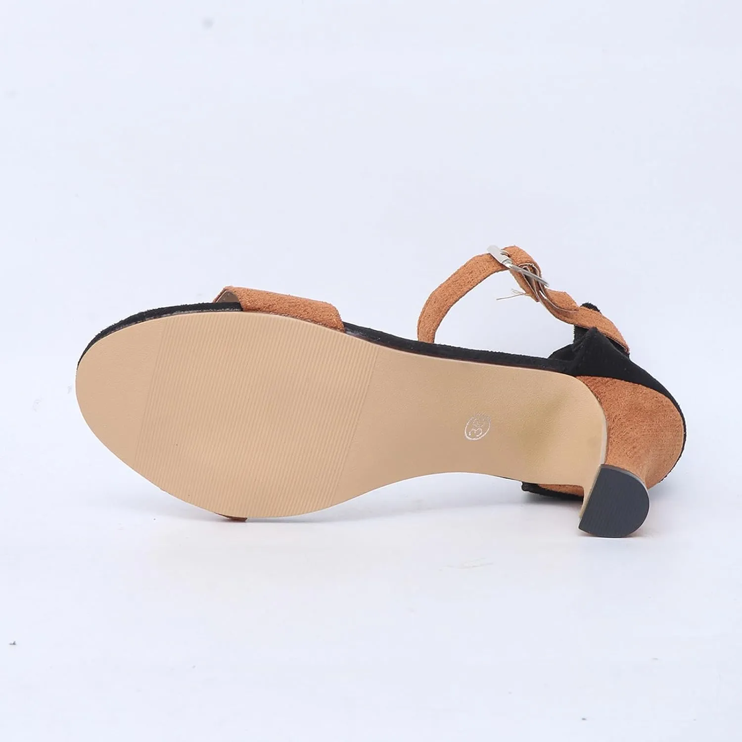 Women's French Sandals Women's Fish Mouth One Button Bag Heel Fashion Shoes 7cm Fairy Style Sandals with Flowers Women