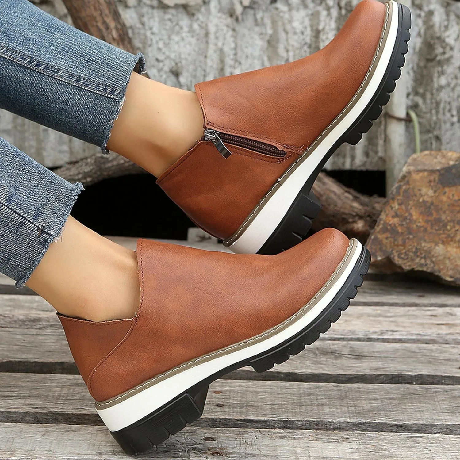 Women's Lace Up Ankle Boots Women's Ankle Boots & Booties Wide Width Womens Bootie Shoes Ankle High 2024 Boots for Men Women's Ankle Boots & Booties Rubber 2024 Ankle Boot