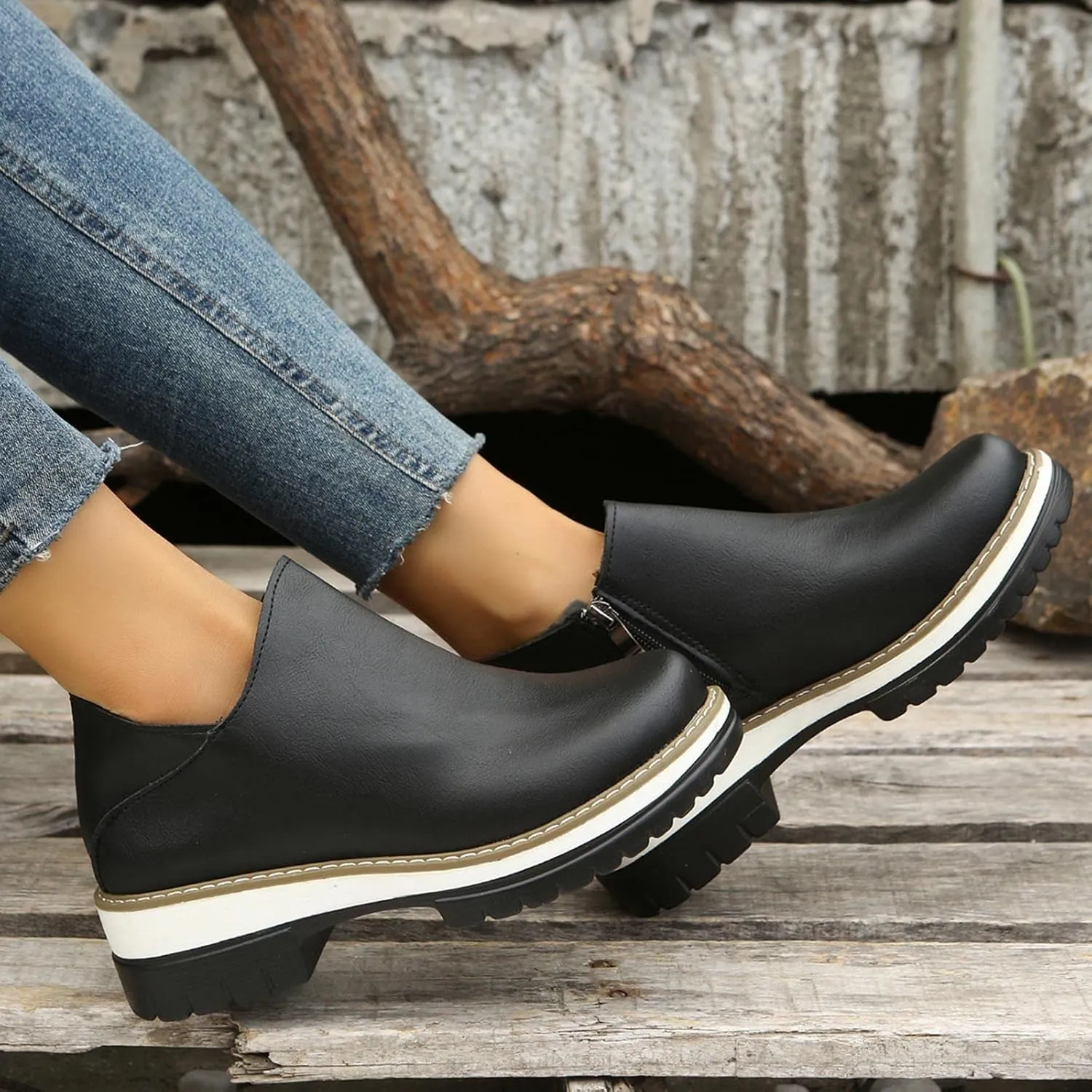 Women's Lace Up Ankle Boots Women's Ankle Boots & Booties Wide Width Womens Bootie Shoes Ankle High 2024 Boots for Men Women's Ankle Boots & Booties Rubber 2024 Ankle Boot