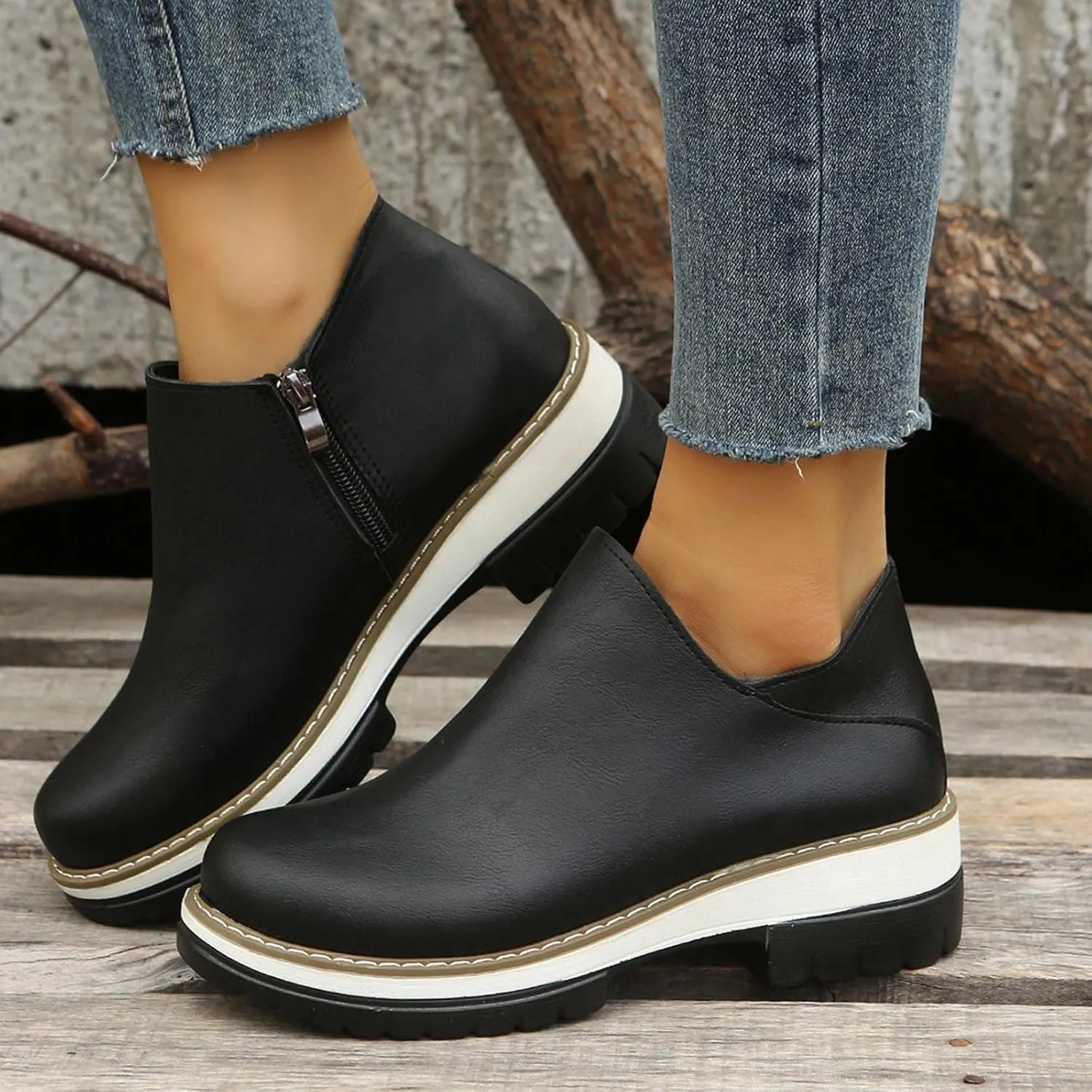 Women's Lace Up Ankle Boots Women's Ankle Boots & Booties Wide Width Womens Bootie Shoes Ankle High 2024 Boots for Men Women's Ankle Boots & Booties Rubber 2024 Ankle Boot