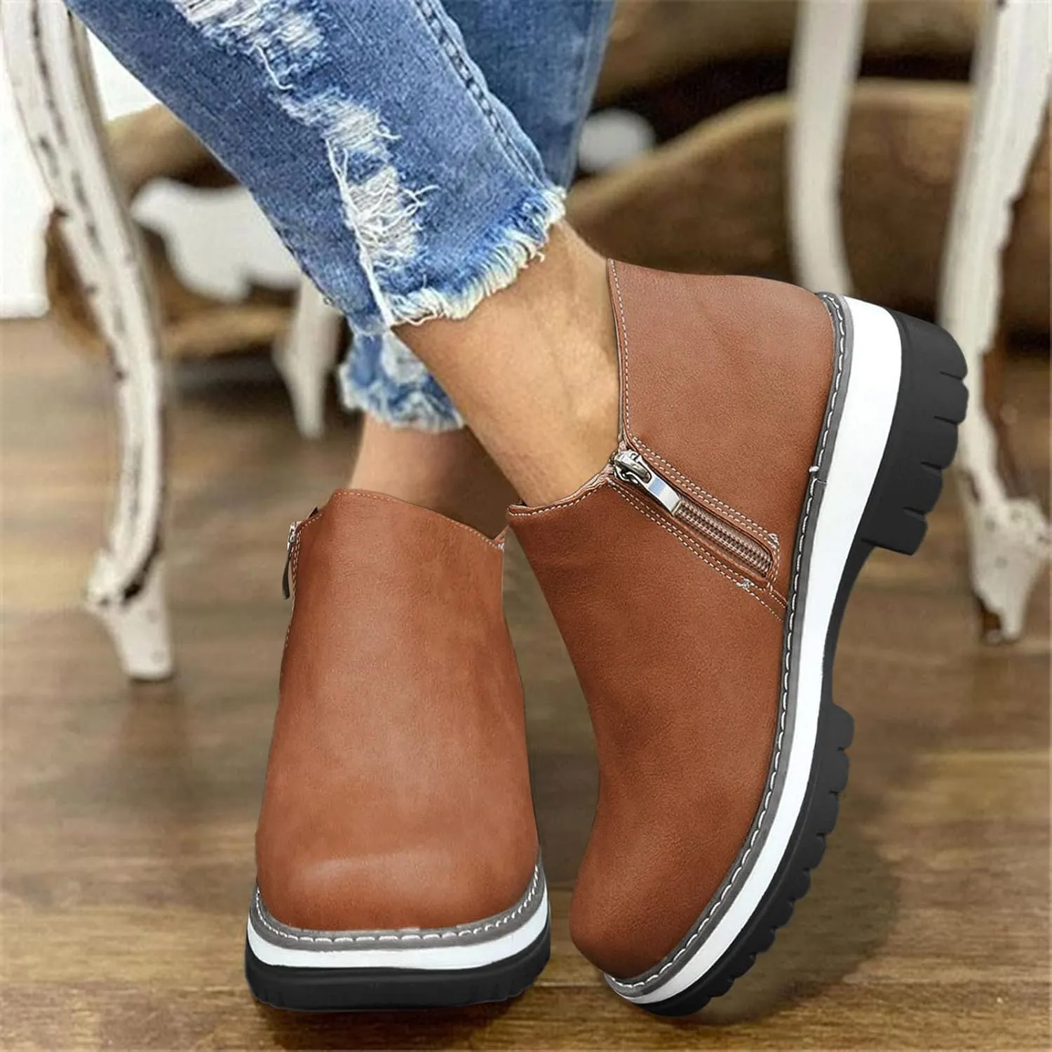 Women's Lace Up Ankle Boots Women's Ankle Boots & Booties Wide Width Womens Bootie Shoes Ankle High 2024 Boots for Men Women's Ankle Boots & Booties Rubber 2024 Ankle Boot