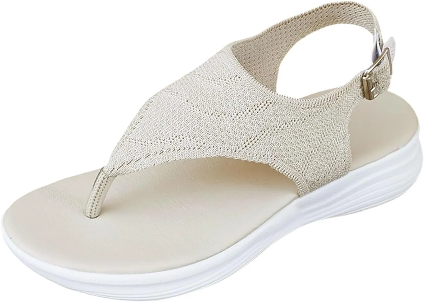 Women's Sandals Suitable for Daily Leisure and Vacations With Thong Design Bling Comfortable Slide Sandals