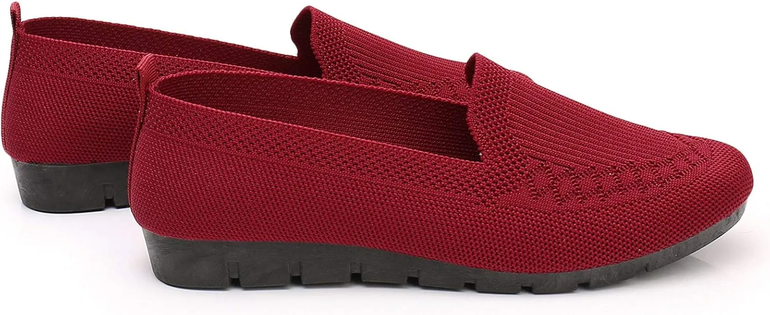 Women's Slip-On Loafer Comfortable Dressy Casual Work Flats Women's Loafers Casual Slip on Flat Shoes
