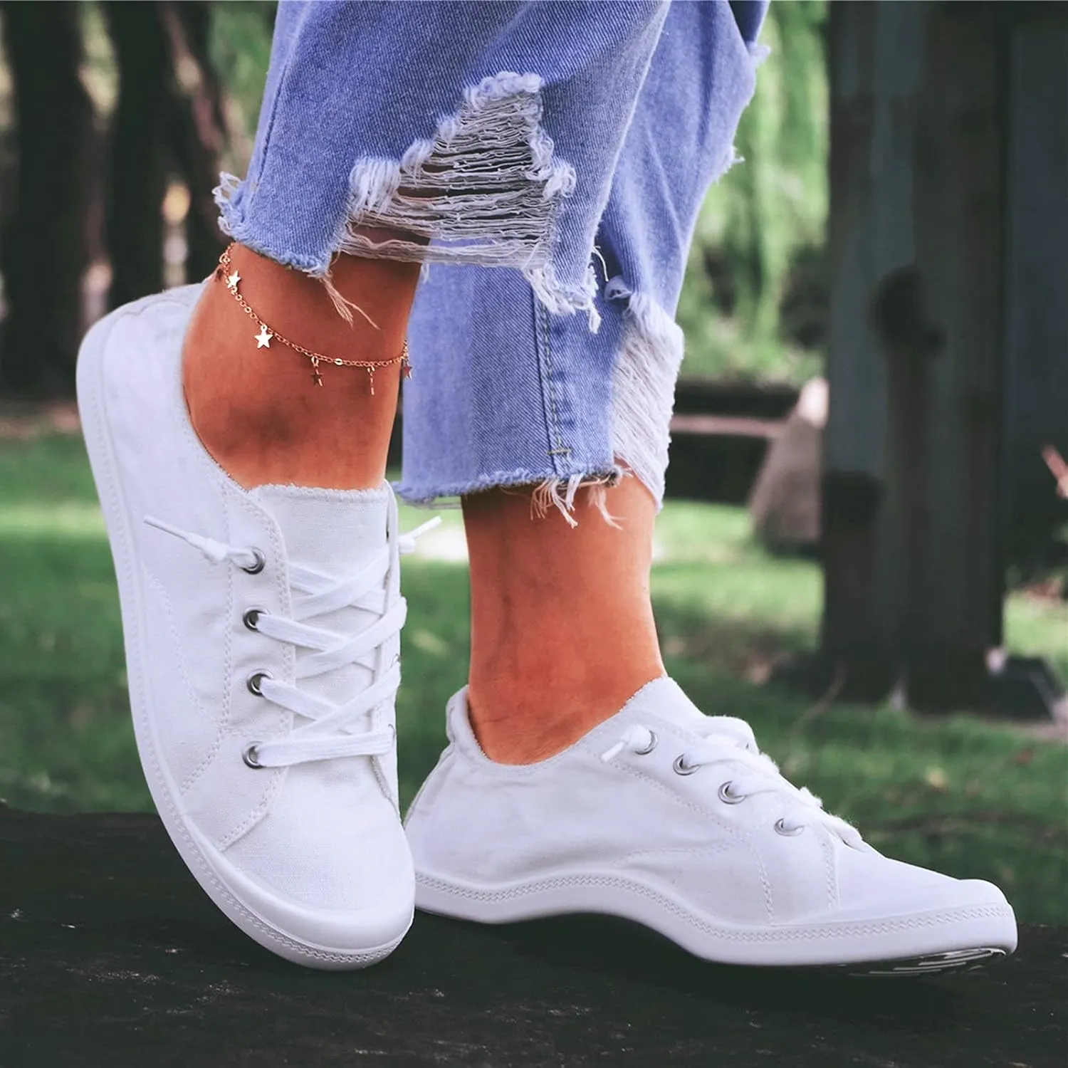 Womens Sneakers Size 11 Walking Zapatos para Mujer Comodos Casuales De CuñA Bajitos Cerrados Non Slip House Shoes for Women Elderly Womens White Sneakers Slip On Tenis OrtopéDicos para Mujer Blanco