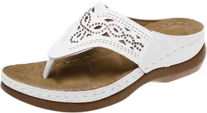 Women's Soft Soled Cushioned Wedge Slide Platform Sandals Wedge Open Toe Sandals Casual Vacation Shoes
