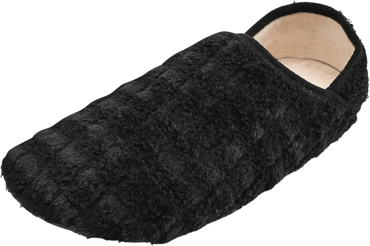 Women's Sparkly Flat Shoes Indoor Cotton Bag Heels Socks Shoes Soft Soled Home Warm Furry Yoga Dancing Slip