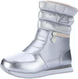 Women's Waterproof Winter Snow Boots Lightweight Warm Faux Fur Lined Mid-Calf Booties No-Slip Mini Thickening Winter Warm Fur